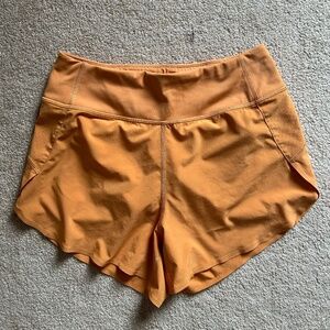 Athleta Orange Run With It Short